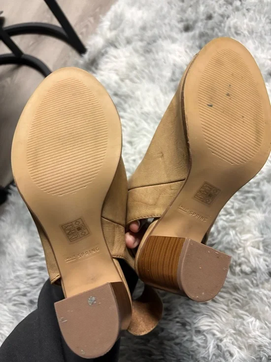 Call It Spring Tan Open-Toe Mules - Picture 5 of 6